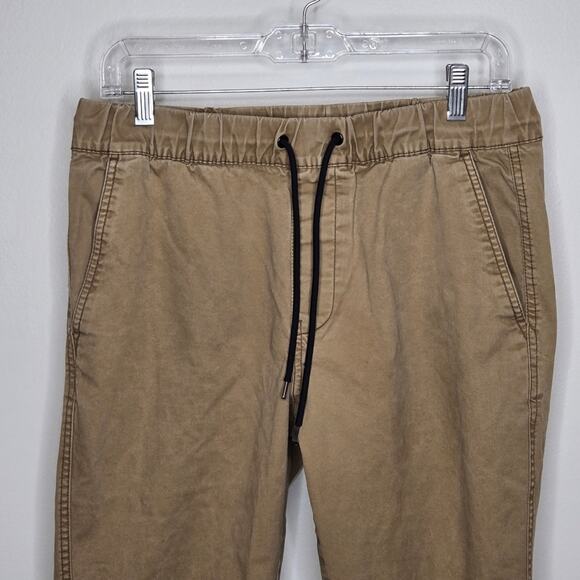 OLD NAVY Modern Jogger Pants Tan Built In Flex Size S - Picture 2 of 10
